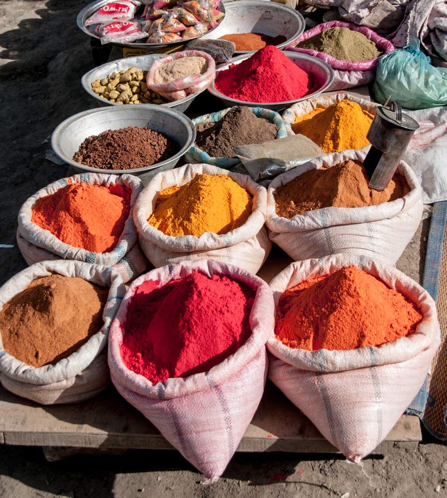 Spices in an Afghan market. Picture: iStock
