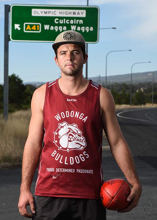 NORTHERN EXPOSURE: Shaun Flanigan is one of a number of players from Wagga to join the league. The Riverina has provided a host of star players. Picture: MARK JESSER