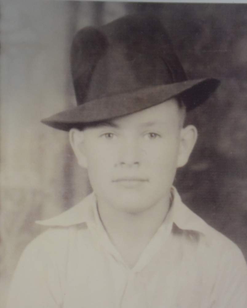 Frank as a 14-year-old boy