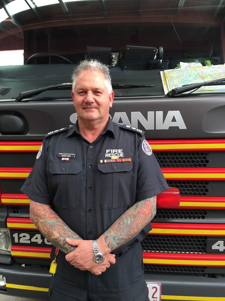 Senior station officer John Lane.