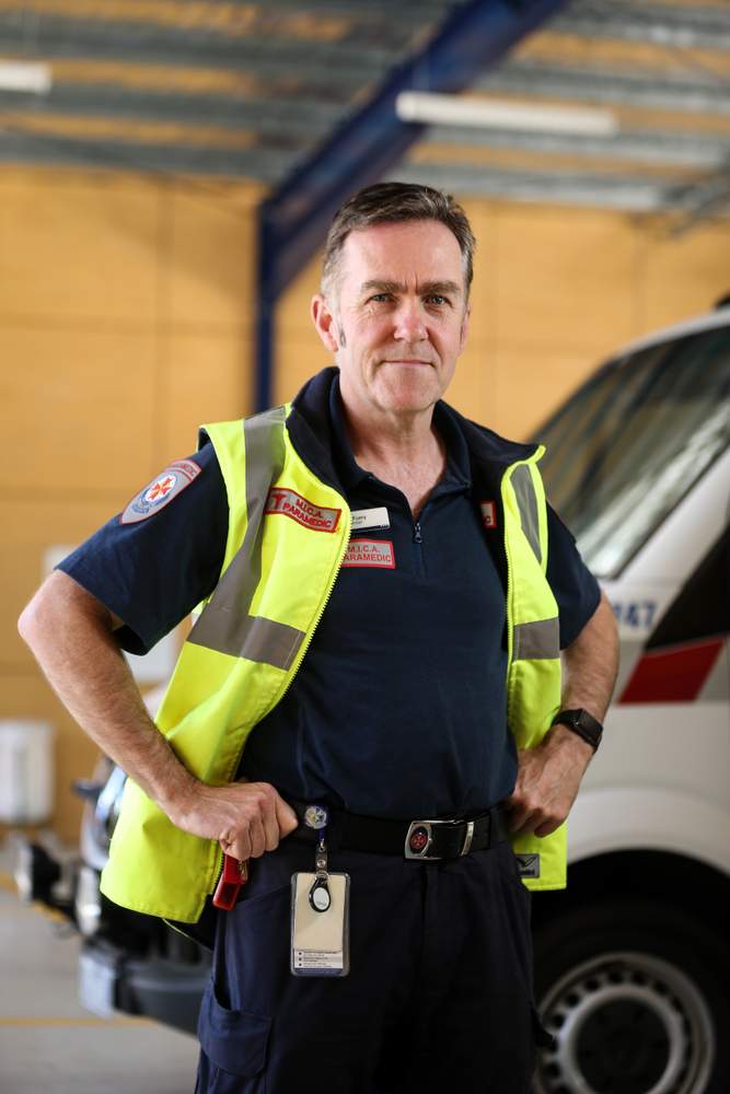 Ambulance Victoria Wodonga West team leader Mike Fuery.