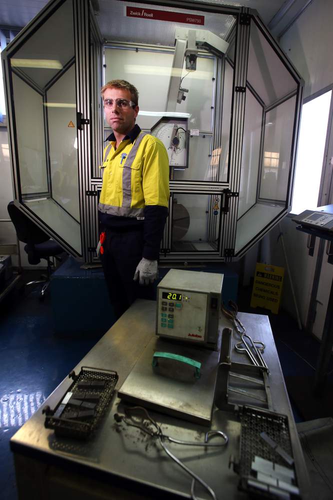 Matt Quince  product prototying and evaluation leader in the mechanical labs.