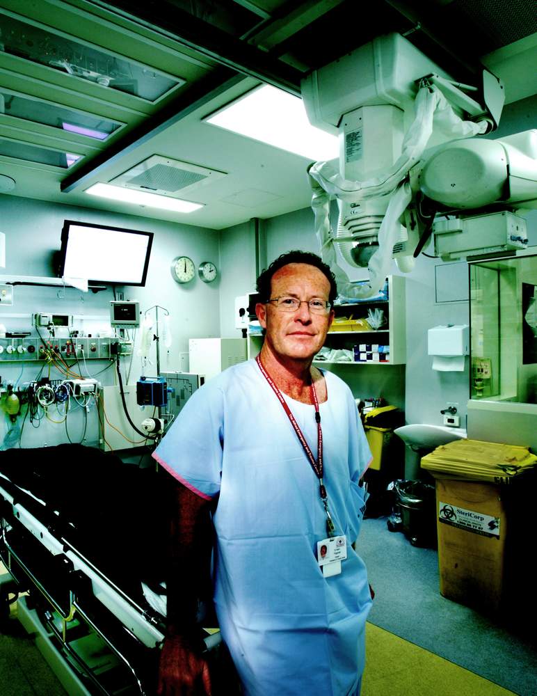 Director of trauma services at The Alfred, Dr Mark Fitzgerald.