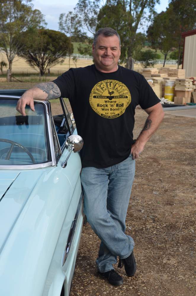 SURVIVOR: Darren Thorpe had a lucky escape when his car was rear-ended five years ago.