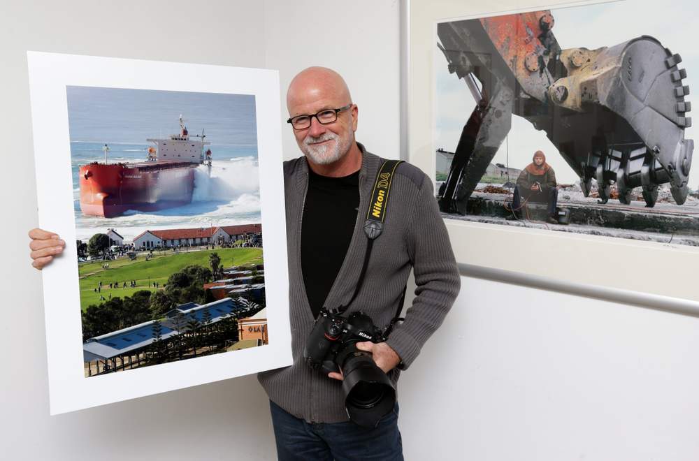 Murray McKean with his famed (and very real) photograph.&amp;nbsp;